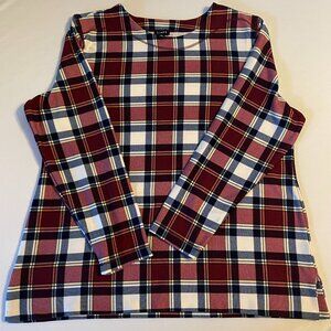 Soft Plaid Top